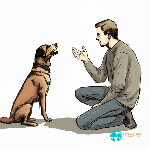 How can you teach your dog to stay when you tell them to?