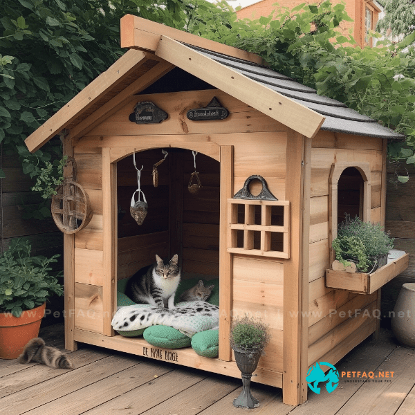 How do I prevent pests or predators from getting into the cat housing shed?
