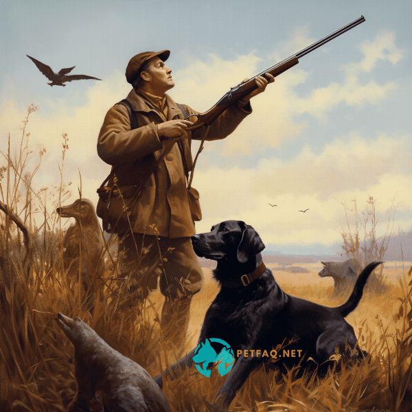 What are some safety precautions that owners should take when hunting with their dogs?