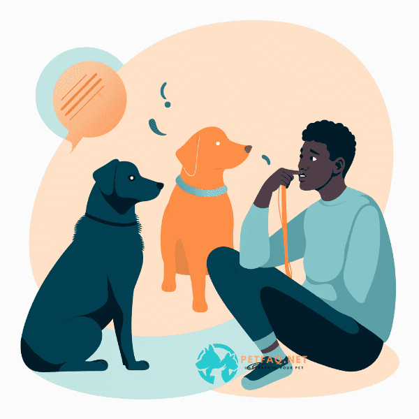 How do you train a dog to respond to a whistle?