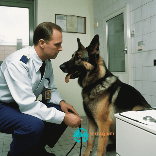 What kind of physical and mental training do police dogs undergo to become proficient in their work?