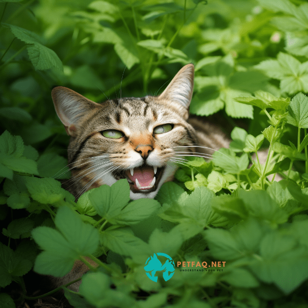 How should catnip be administered to a cat to effectively reduce anxiety?