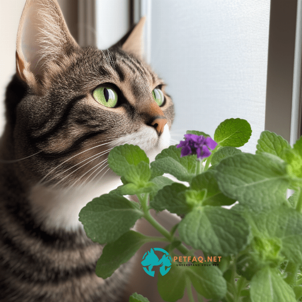 How does catnip relate to dental health in cats?