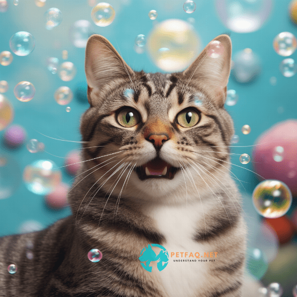 What are some tips for playing with catnip bubbles with my cat?