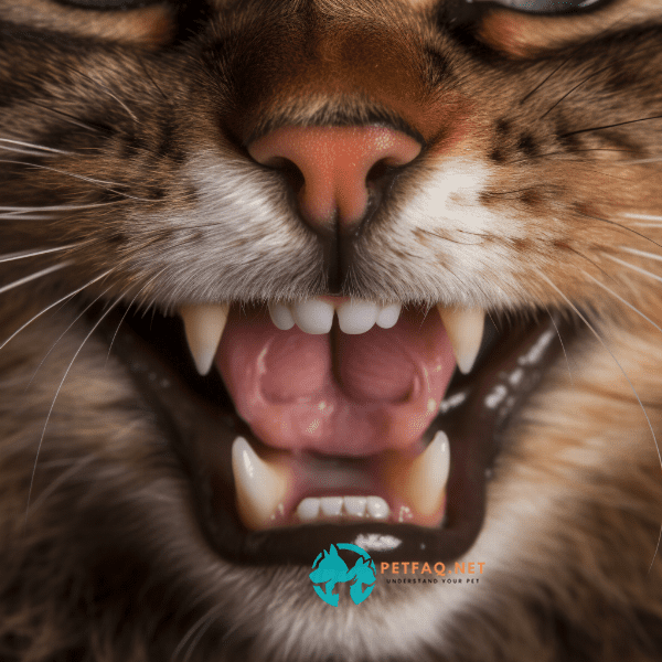 How are dental problems in cats diagnosed and treated by veterinarians?