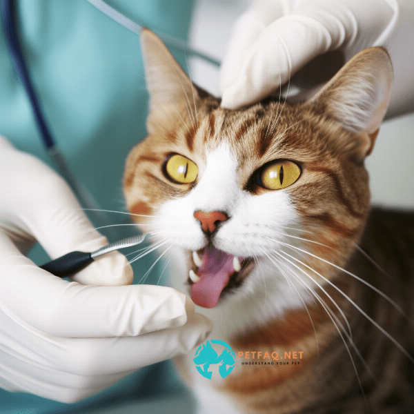 What complications can arise from a cat dental abscess?