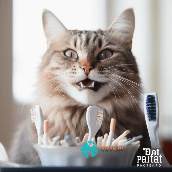 How is an infected tooth treated in cats?
