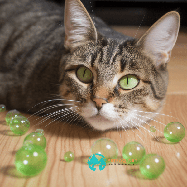 What are the benefits of playing with catnip bubbles for cats?