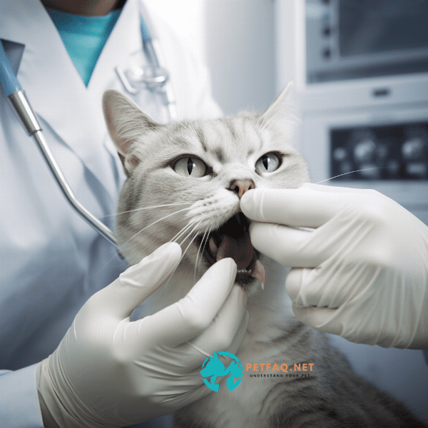 How is periodontal disease diagnosed in cats?